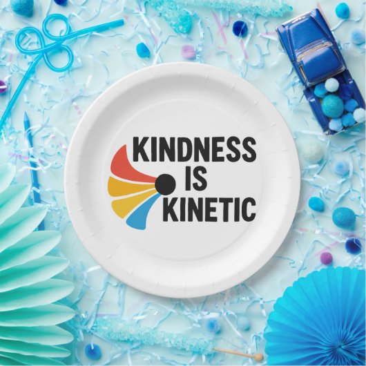 Kindness is Kinetic Pappteller (Party)