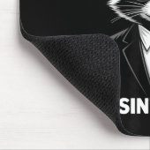 Kindness Is Low Key Bussin' Bruh Fr Raccoon Cool F Mousepad (Ecke)