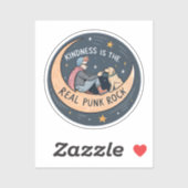 Kindness ist der echte Punk Rock Sticker — Hero & (Blatt)