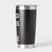 KINDNESS IST FREI Fett Typografie Thermal Tumbler Thermobecher (Links)