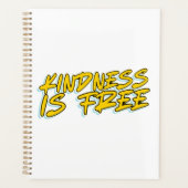 KINDNESS IST FREI PLANER (Vorderseite)
