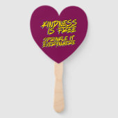 KINDNESS IST KOSTENLOS SPRINKLE ES ÜBERALL FÄCHER (Rückseite)