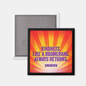 KINDNESS MAGNET (Vorderseite/Rückseite)