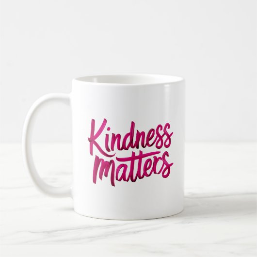Kindness Matches Paint Kaffeetasse (Links)