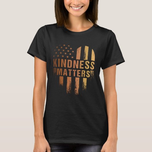 Kindness Matters Anti Bullying Diversity Inclusion T-Shirt (Vorderseite)