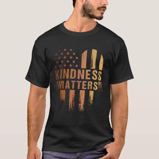 Kindness Matters Anti Bullying Diversity Inclusion T-Shirt (Vorderseite)