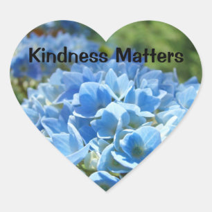 Kindness Matters Aufkleber Hydrangea Blume