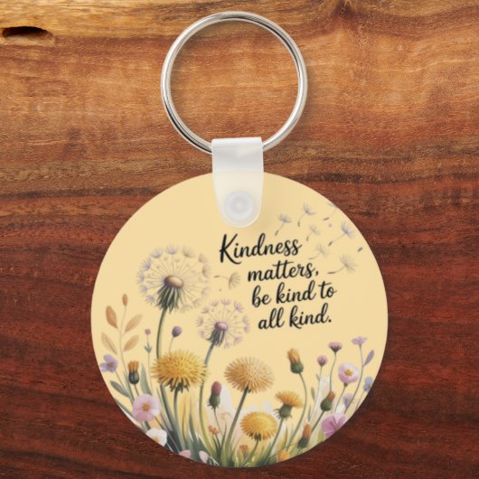 Kindness matters, be kind to all kind. schlüsselanhänger (Rückseite)