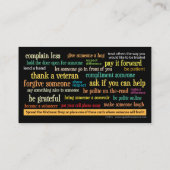 Kindness Matters Cards - v3 Telefonnummerkarte (Rückseite)