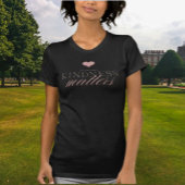 Kindness Matters T - Shirt - Soft Pink Heart