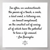 KINDNESS MOTIVIEREND POSTER (Vorne)