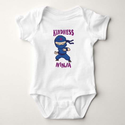 Kindness Ninja, Fight against Bullying Baby Strampler (Vorderseite)