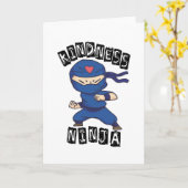 Kindness Ninja, Kampf gegen Mobbing Karte (Gelbe Blume)