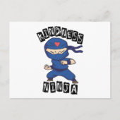 Kindness Ninja, Kampf gegen Mobbing Postkarte (Vorderseite)