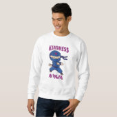 Kindness Ninja, Kampf gegen Mobbing Sweatshirt (Vorne ganz)