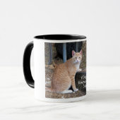 Kindness Orange Tabby Cat 11 oz Tasse (Vorderseite Links)