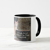 Kindness Orange Tabby Cat 11 oz Tasse (VorderseiteRechts)
