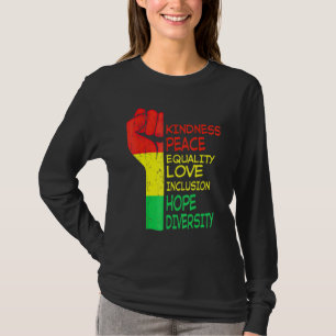 Kindness Peace Equality Human Rights Inclusion Div T-Shirt