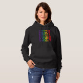 Kindness Peace Equality Liebe Inclusion Hope LGBT Hoodie (Vorne ganz)
