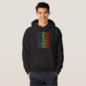 Kindness Peace Equality Liebe Inclusion Hope LGBT Hoodie (Vorne ganz)