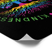 Kindness Peace Equality Love Hope Diversity Human Poster (Ecke)