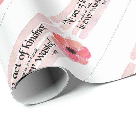 Kindness Pink Geschenkpapier (Rolleneckpunkt)