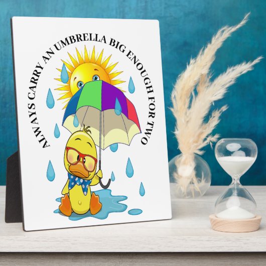 Kindness Plaque Fotoplatte (Seite)