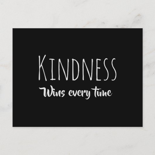 Kindness Postcard Postkarte (Vorderseite)