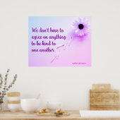 Kindness Poster (Küche)
