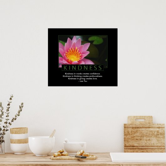 Kindness Poster (Küche)