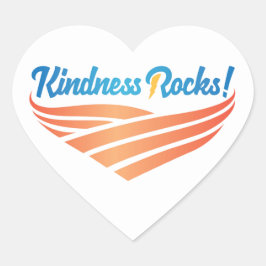Kindness Rocks Heart Sticker