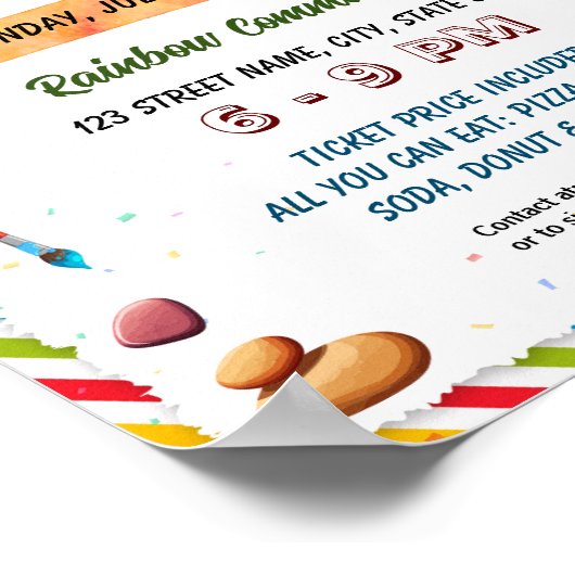 Kindness Rocks Projektereignis Flyer Poster (Ecke)