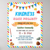Kindness Rocks Projektereignis Flyer Poster (Vorne)