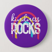 Kindness Rocks Rainbow Button (Vorderseite)
