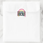 Kindness Rocks Rainbow Classic Round Stickers (Tasche)