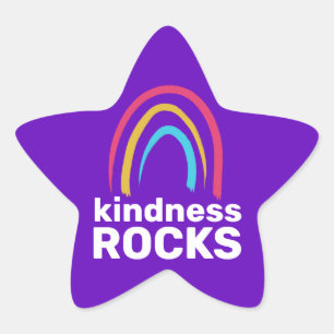 Kindness Rocks Rainbow Star Sticker
