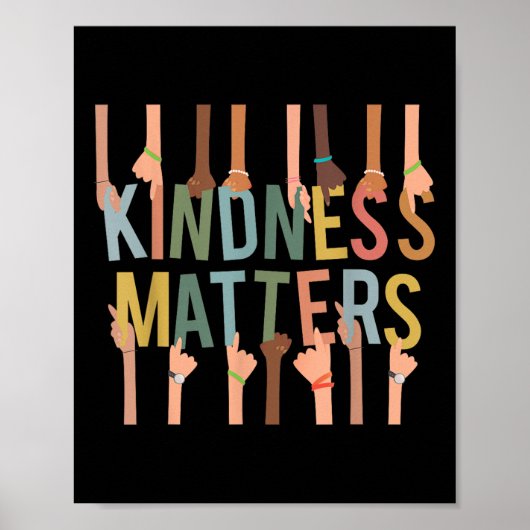 Kindness S Anti-Mobbing Diversity Integration Poster (Vorne)