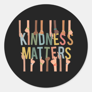 Kindness S Anti-Mobbing Diversity Integration Runder Aufkleber