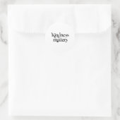 Kindness S Sticker (Tasche)