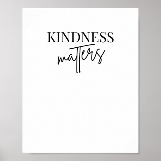 Kindness S Sticker18 Poster (Vorne)