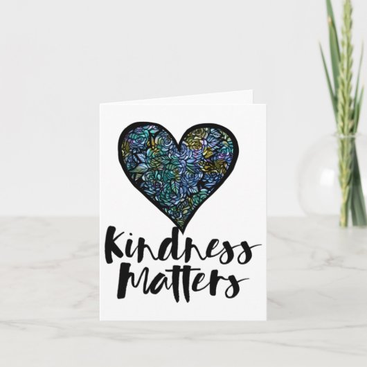 Kindness S Sticker7 Karte (Vorderseite)