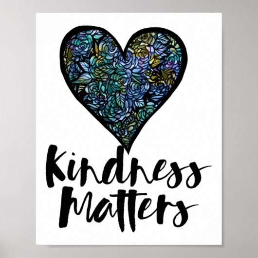 Kindness S Sticker7 Poster (Vorne)
