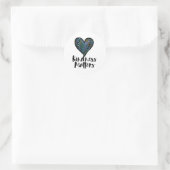 Kindness S Sticker7 Runder Aufkleber (Tasche)