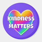 Kindness spielt Rainbow Heart Magnet (Vorne)