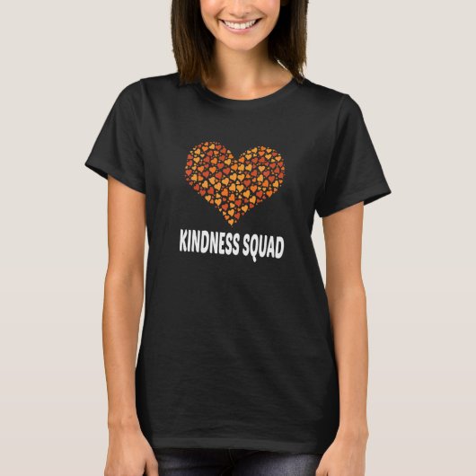 Kindness Squad Unity Day Orange Anti Bullying Teac T-Shirt (Vorderseite)