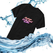 Kindness Typografie Black Personalize T-Shirt