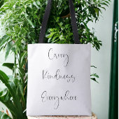 Kindness überall Skripte Inspiration Tasche