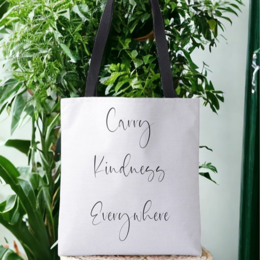 Kindness überall Skripte Inspiration Tasche