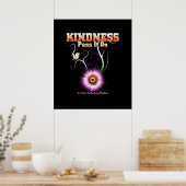 KINDNESS - Übergeben Sie es auf Archivplakat Poster (Küche)