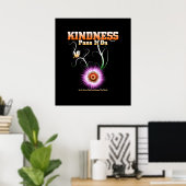 KINDNESS - Übergeben Sie es auf Archivplakat Poster (Heimbüro)